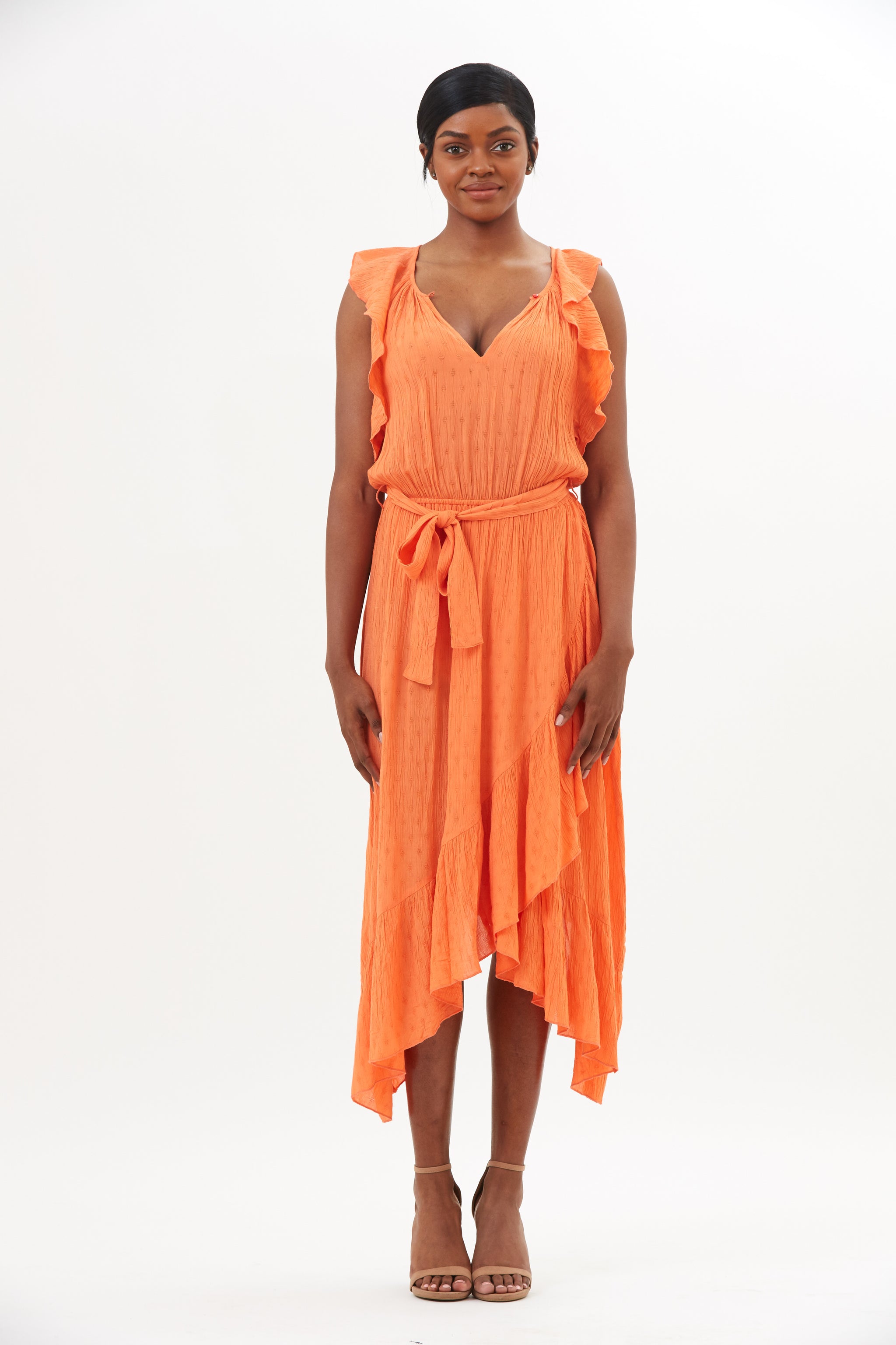 Namita Vintage Ruffle Dress – Amita Naithani