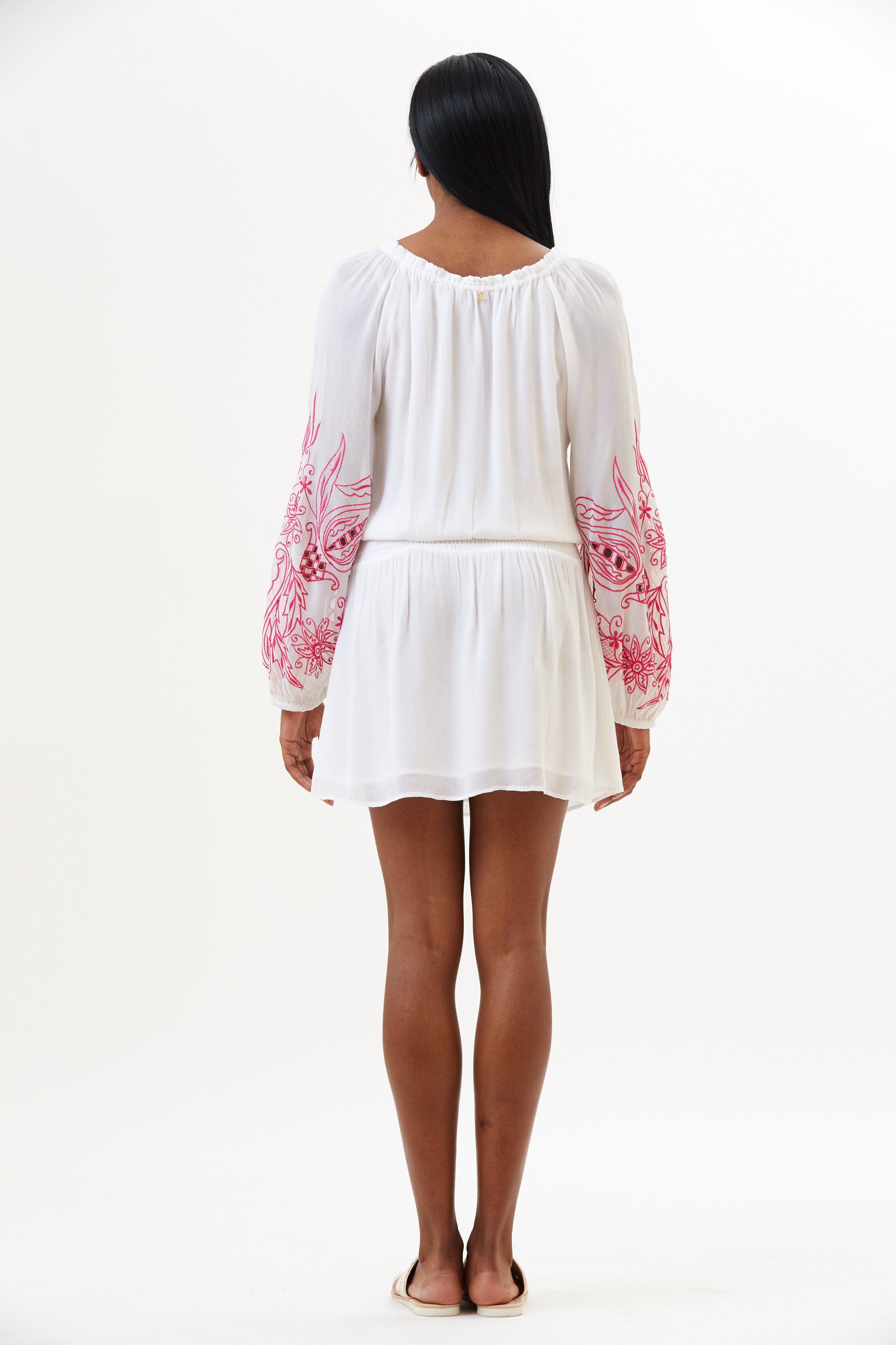 Nabila Hand Cut Out Tunic Dress Amita Naithani Nabila Hand Cut Out Tunic Dress Amita Naithani